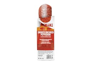 Vermont Smoke & Cure - Uncured Smoked Pepperoni - No Antibiotics or Added Hormones, Perfect for Pizza or Charcuterie Board - 6oz