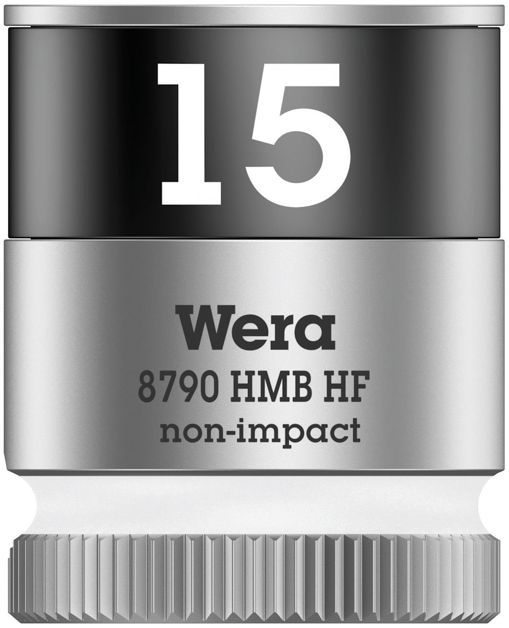 Wera 05003749001 8790 HMB Holding Function Zyklop Socket, White, 3/8-Inch, 15 x 29 mm