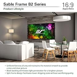 Elite Screens Sable Frame B2 Series 150-Inch Fixed
