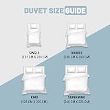 SleepyNights 13.5 Tog Duvet Single UK Made Anti Allergy Hollowfibre 135x200 view 7
