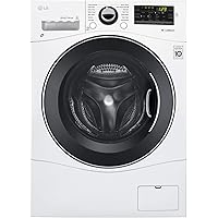 LG WM1388HW 2.3 Cu. Ft. White Stackable Front Load Washer - Energy Star
