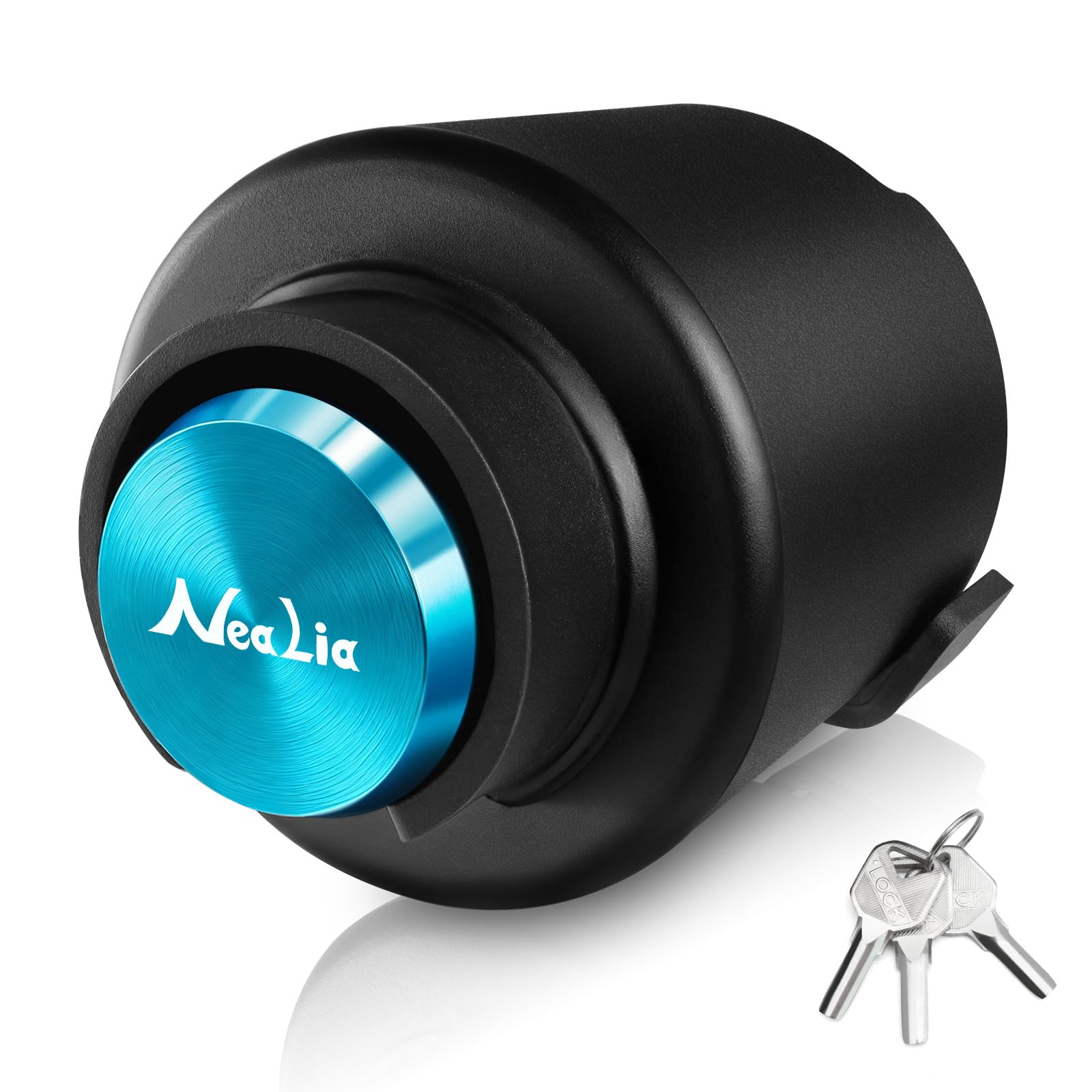 Photo 1 of Heavy Duty Trailer Lock Fits 2 5/16 Inch Coupler, Upgraded Trailer Hitch Locks for Coupling, Anti-Theft Steel Security Tongue Lock Kit for Caravan Boat RV Camper Utility Secure Safety Chain Ball Hitch