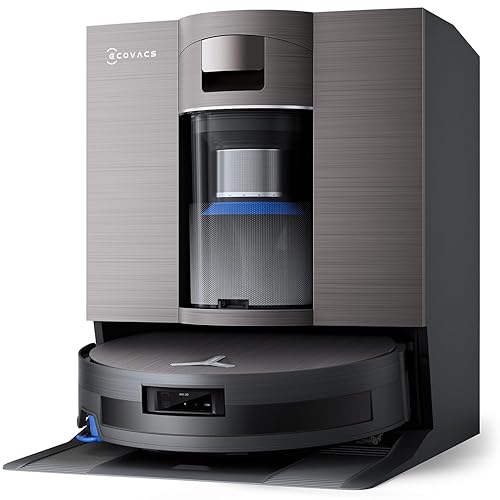 ECOVACS DEEBOT X11 OmniCyclone Robot Vacuum and Mop, PowerBoost Charging, OZMO Roller 2.0 Instant Self-Washing Mop, 19,500Pa Suction, Bagless OmniCyclone Station, AIVI 3D Smart Navigation