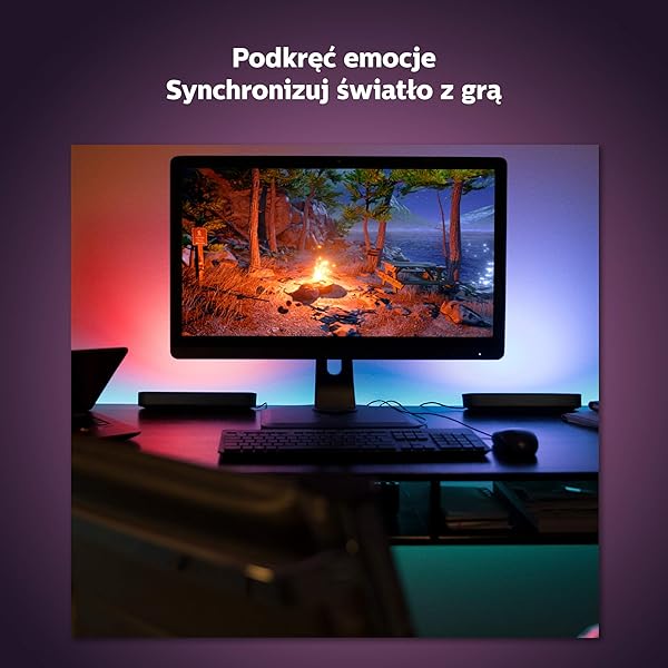 Philips Hue Play Barra de luz regulable compatible con Amazon Alexa Apple HomeKit y Google Home luz blanca y de colores requiere conexin a puente Hue negra Extensin