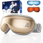 BOB AND BRAD Eye Massager with Heat and Cooling, EyeOasis 3 Eye Massager for Migraine FSA Eligible/HSA Eligible, Heated Headache Massager for Dry Eye Relief, Temple Massagers for Stress Relief