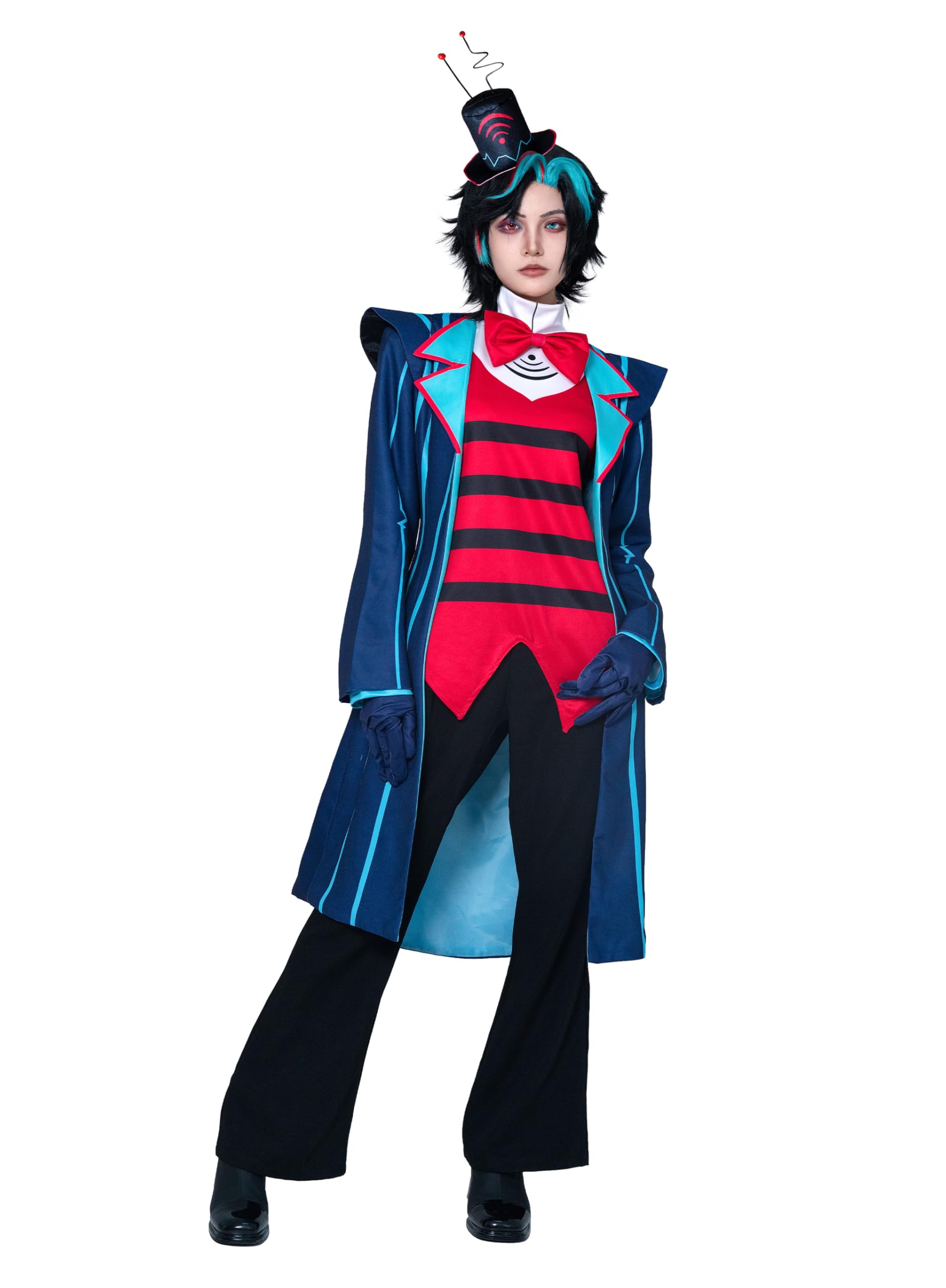 OSIAS Upgraded Hazbin Hotel Vox Cosplay Costume(M)