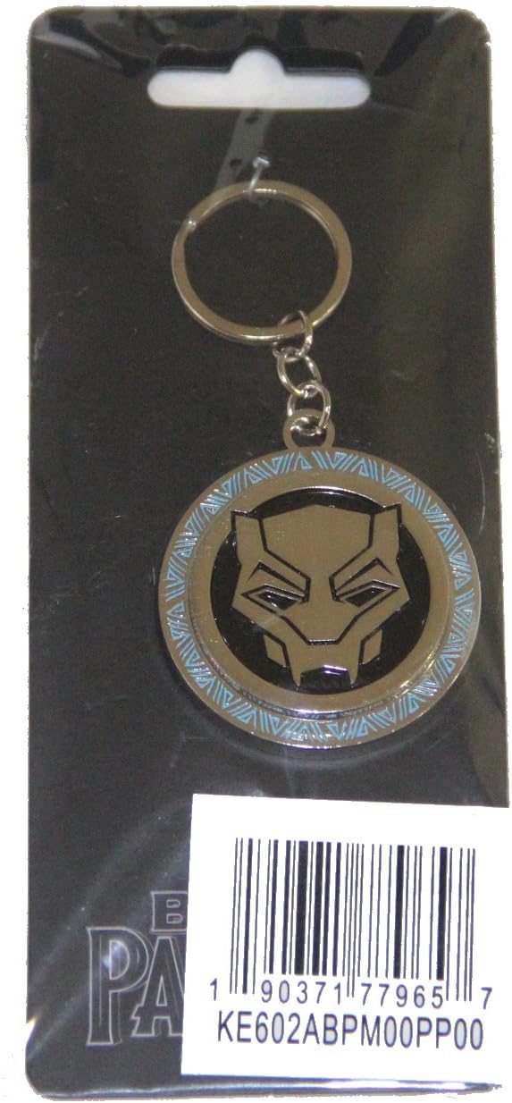 Marvel Metal Keychain Black Panther Key Chain Ring