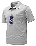TBMPOY Men's Polo Shirts Short Sleeve Quick Dry