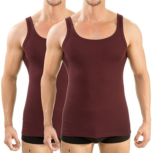HERMKO 63000 2er Pack Herren Funktionsunterhemd, Tank Top (Weitere Farben)