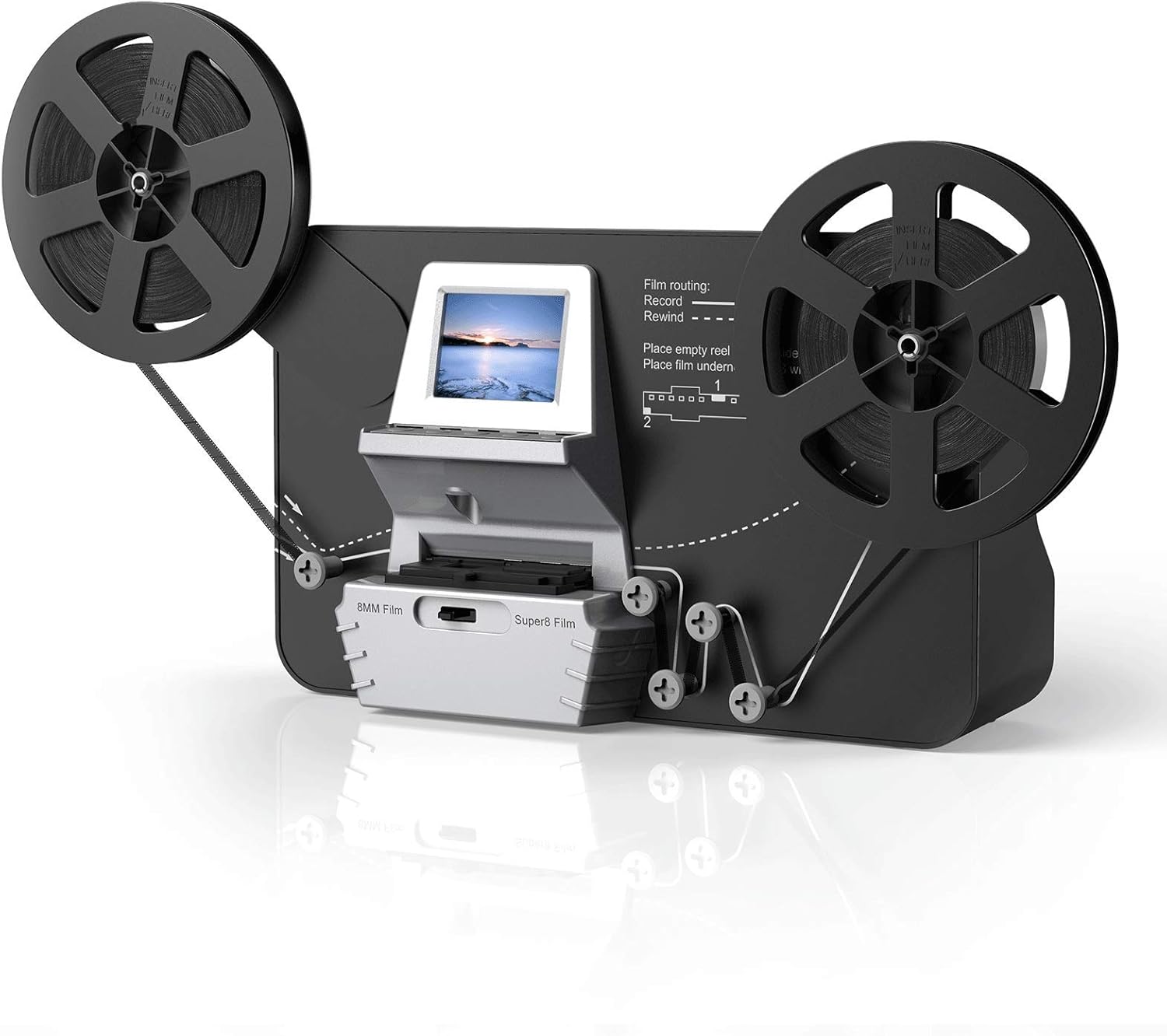 8mm & Super 8 Reels to Digital MovieMaker Film Sanner Converter, Pro