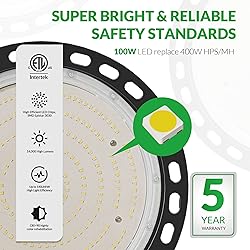 Flakeeper LED High Bay Light 100W 14000 LM with US