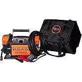 EZ FLATE M.O.A.B. Auto Air Compressor w/LCD Display, Set Target Pressure, dual air compressor, 10.6 CFM Offroad Air Compressor 4x4, 150 PSI, Inflator With Pressure Gauge
