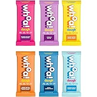 Whoa Dough Edible Cookie Dough - Certified Non-GMO, Kosher and Gluten Free Snacks - Healthy Snacks for Adults - Made With Rea