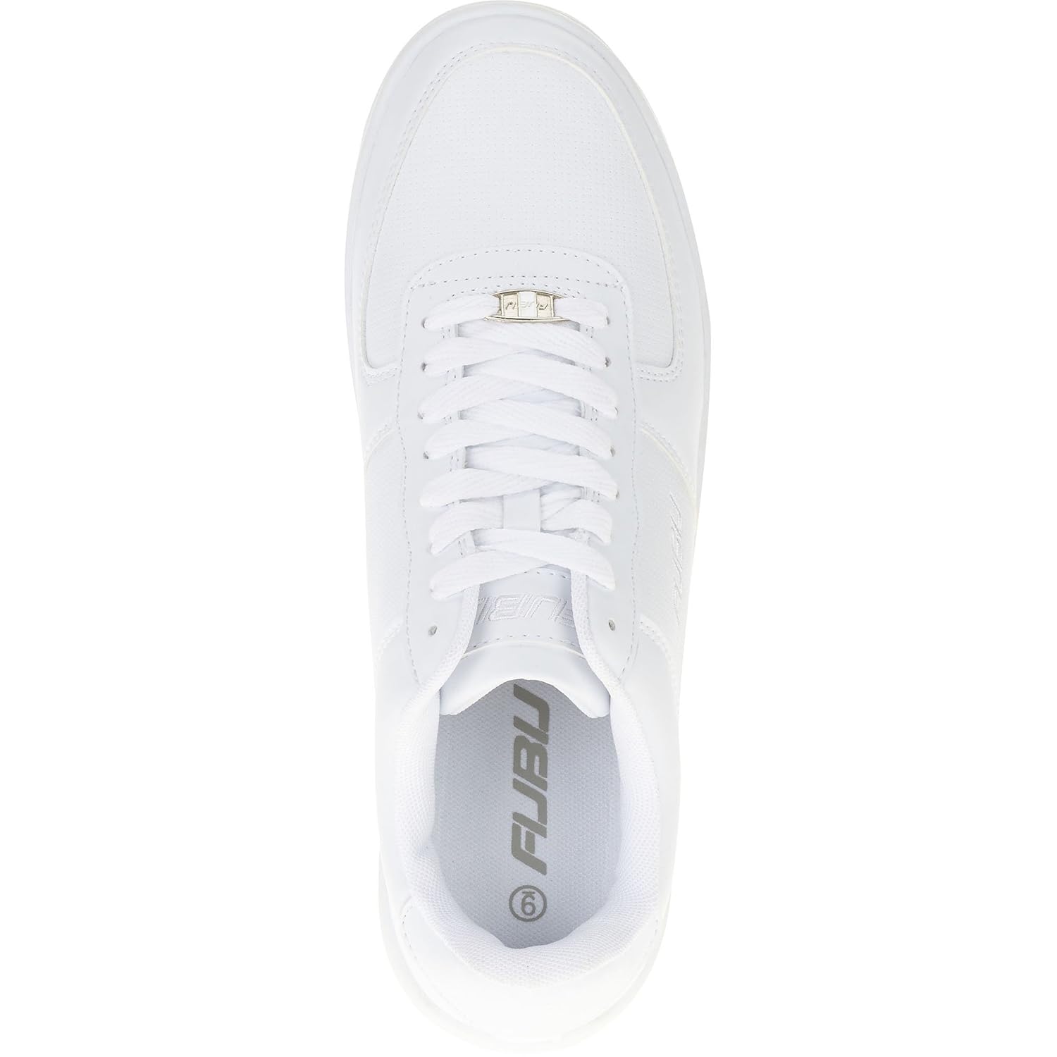 all white fubu shoes