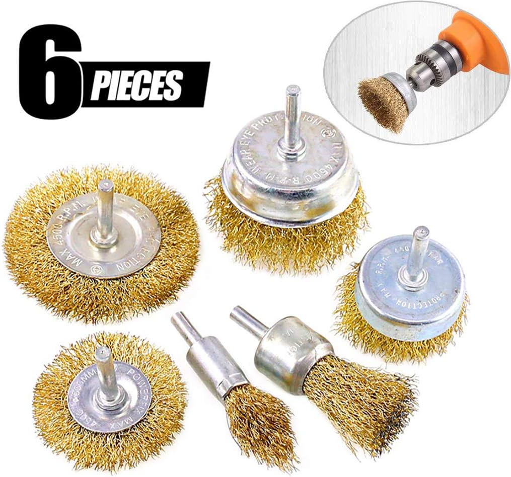 set di spazzole per trapano