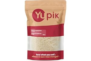 Yupik Shredded Coconut, Unsweetened, 500 g, Kosher, Vegan, Dried Coconut Shavings, No Added Sugar, Oil-Free, Source of Fiber,