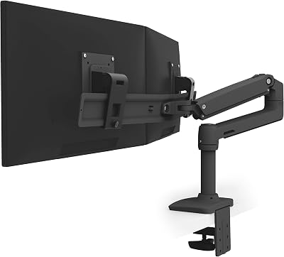 Ergotron LX Dual Direct Monitor Arm VESA Desk Mount for 2 Monitors up to 25 in