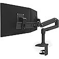 Ergotron – LX Dual Direct Monitor Arm, VESA Desk Mount – for 2 Monitors Up to 25 Inches, 2 to 11 lbs Each – Matte Black