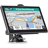 GPS Navigation for Car Truck RV, 7-Inch GPS for Car with 2025 Maps Free Lifetime Updates, Voice Guidance, Speed Camera Alerts