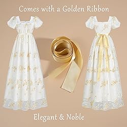 LTAKK Regency Dress Women Regency Costume Empire