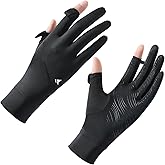 SUJAYU Thin Fullfinger UV Protection Gloves Driving Gloves Women, Touchscreen UPF Glove Sun Protection Glove for Women