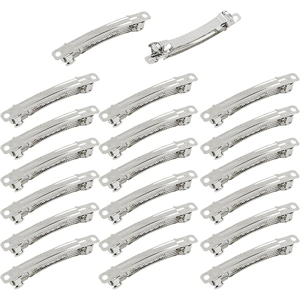 papier(thibaut)┊merci barrette Amazon.com : 20pcs 60mm French Barrette Hair Clips for DIY