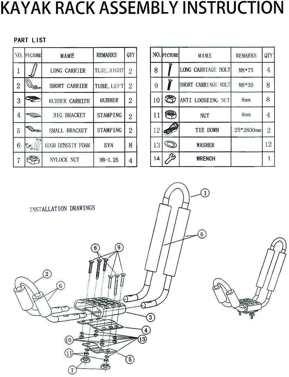 truck boat rack on Mutazu 1 Pair Canoe Boat Kayak Roof Rack Car Suv Truck Top Mount W J Cross Bar Rack A11 Exterior Accessories Automotive Ilsr Org