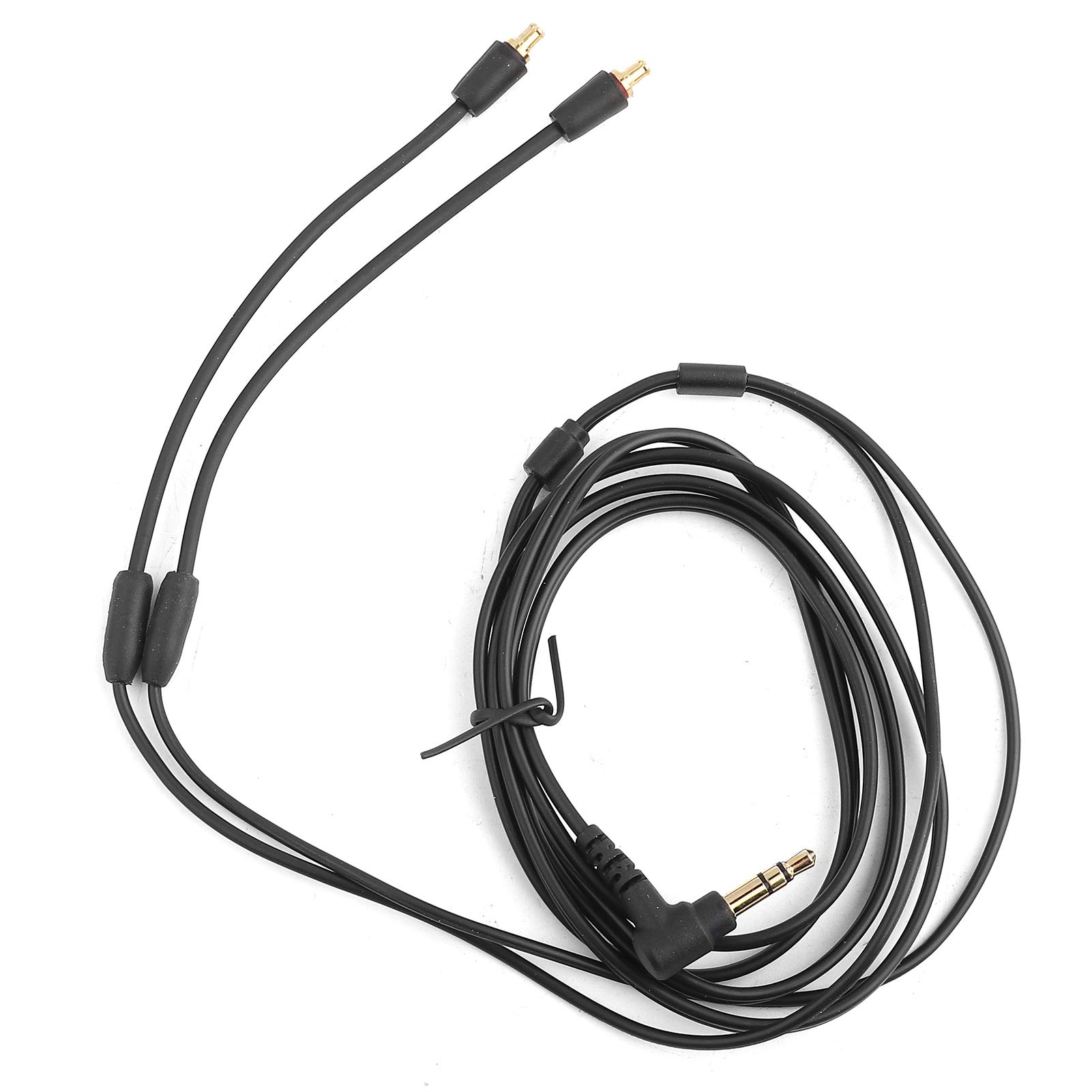 Socobeta A2DC Mobile Audio Cable Black Easy to Use Soft for ATH-LS50/70/200 E40/50/70
