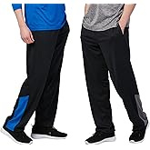 DEVOPS 1 or 2 Pack Men's Active Performance Workout Athletic Training Sweatpants Gymwear