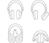 Audio-Technica M50xGM Professional Monitor Headphones Gunmetal view 9