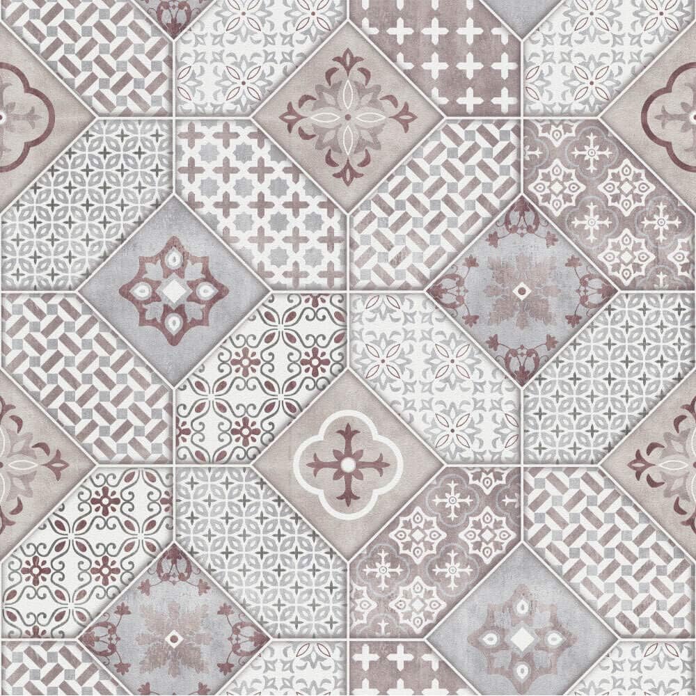 ErismannImitations Tile Wallpaper Brown 6315-22 Full Roll