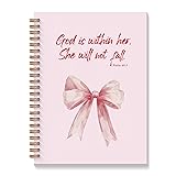 BAYOGITA Pink Coquette Bow Christian Spiral
