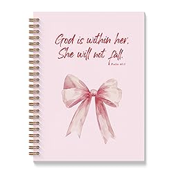 BAYOGITA Pink Coquette Bow Christian Spiral