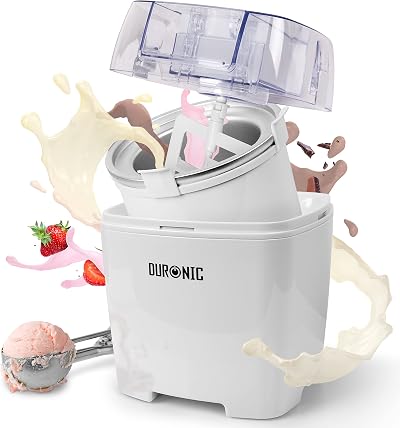 Duronic IM540 Ice Cream Maker 1.5L Christmas Gelato Sorbet Yoghurt 30 Min