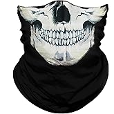 Obacle Skull Face Mask for Dust Wind Sun Protection Men Women Motorcycle Riding