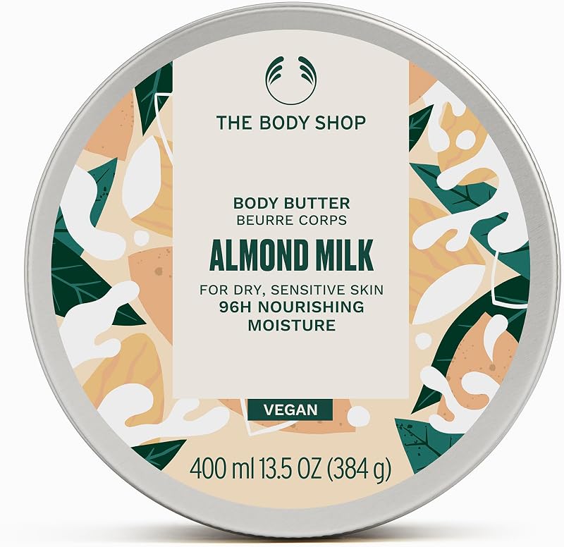 The Body Shop Almond Milk Body Butter 400ml Nourishing Vegan 95% Natural