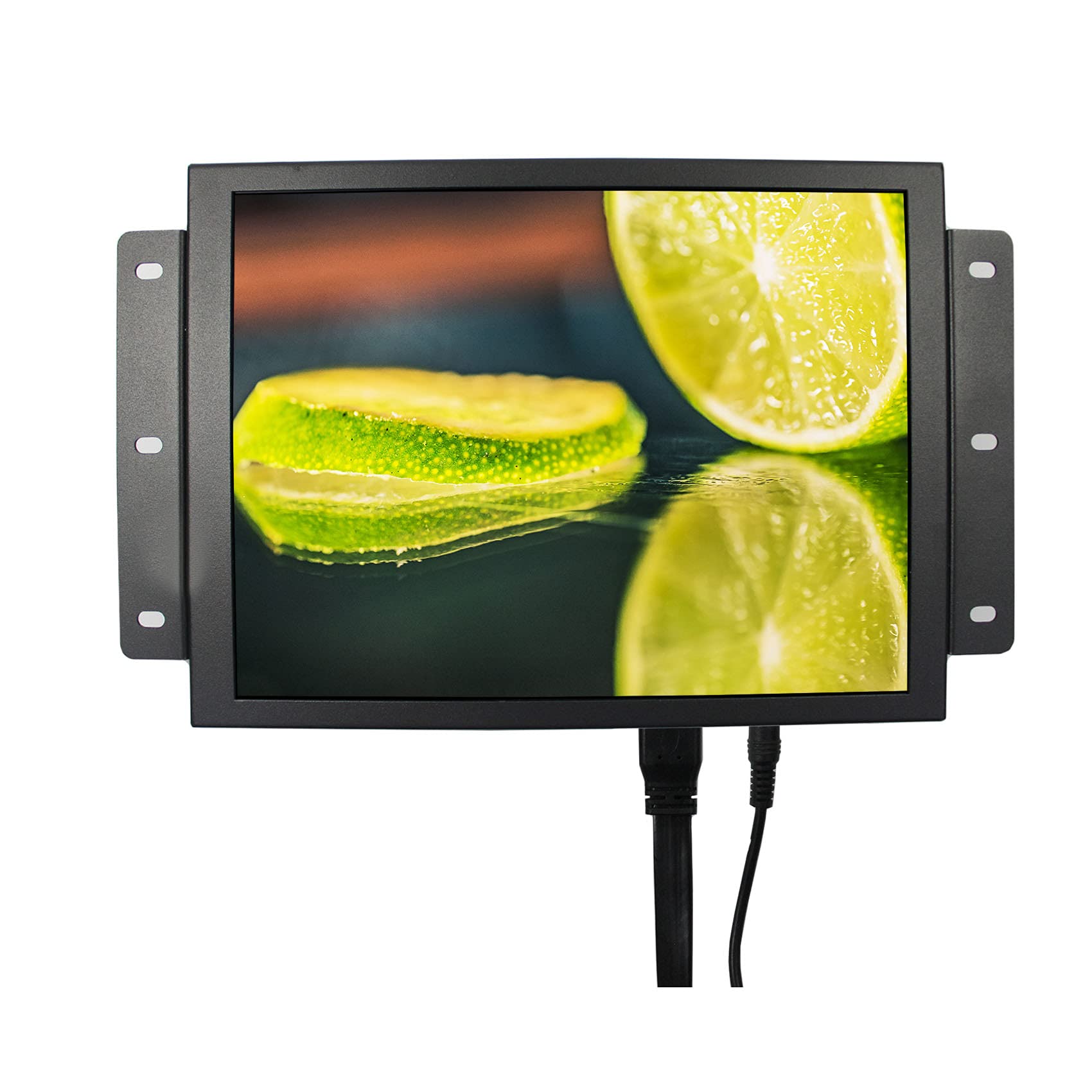 VSDISPLAY Industrial Monitor, 10.4 inch 800x600 4:3 TFT Wall-Mounted Monitor, VGA DVI port,Dual Speakers,Metal Shell & Power Supply,for Replacement Screen G104SN03 V1