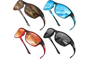 WFEANG Polarized Sports Sunglasses for Men Women Men Sunglasses Polarized UV Protection