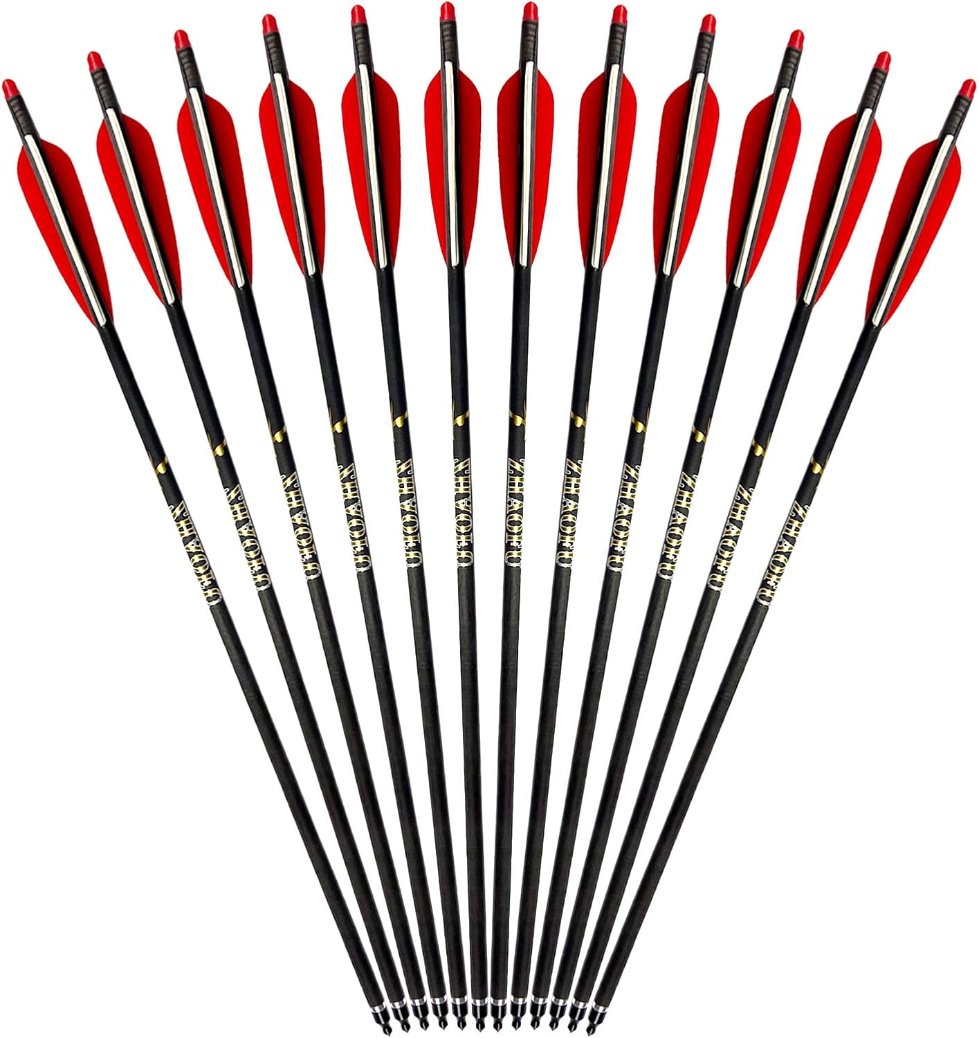 Carbon Crossbow Bolts 20 Inch Arrow Shaft Hunting Archery