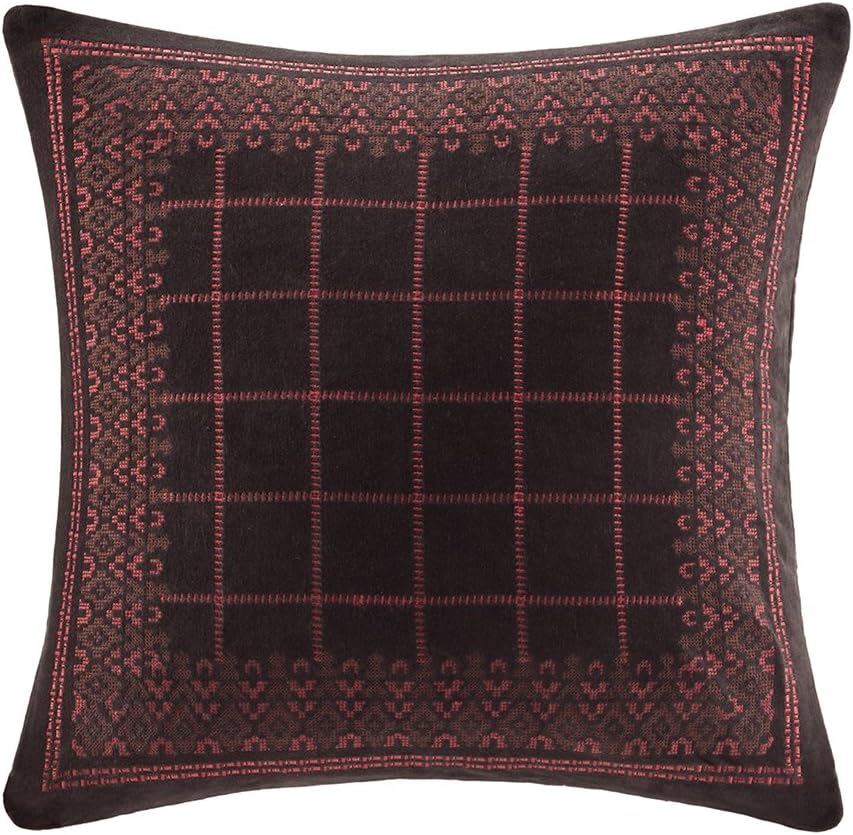 Artology Sari Pillow, Square, Black