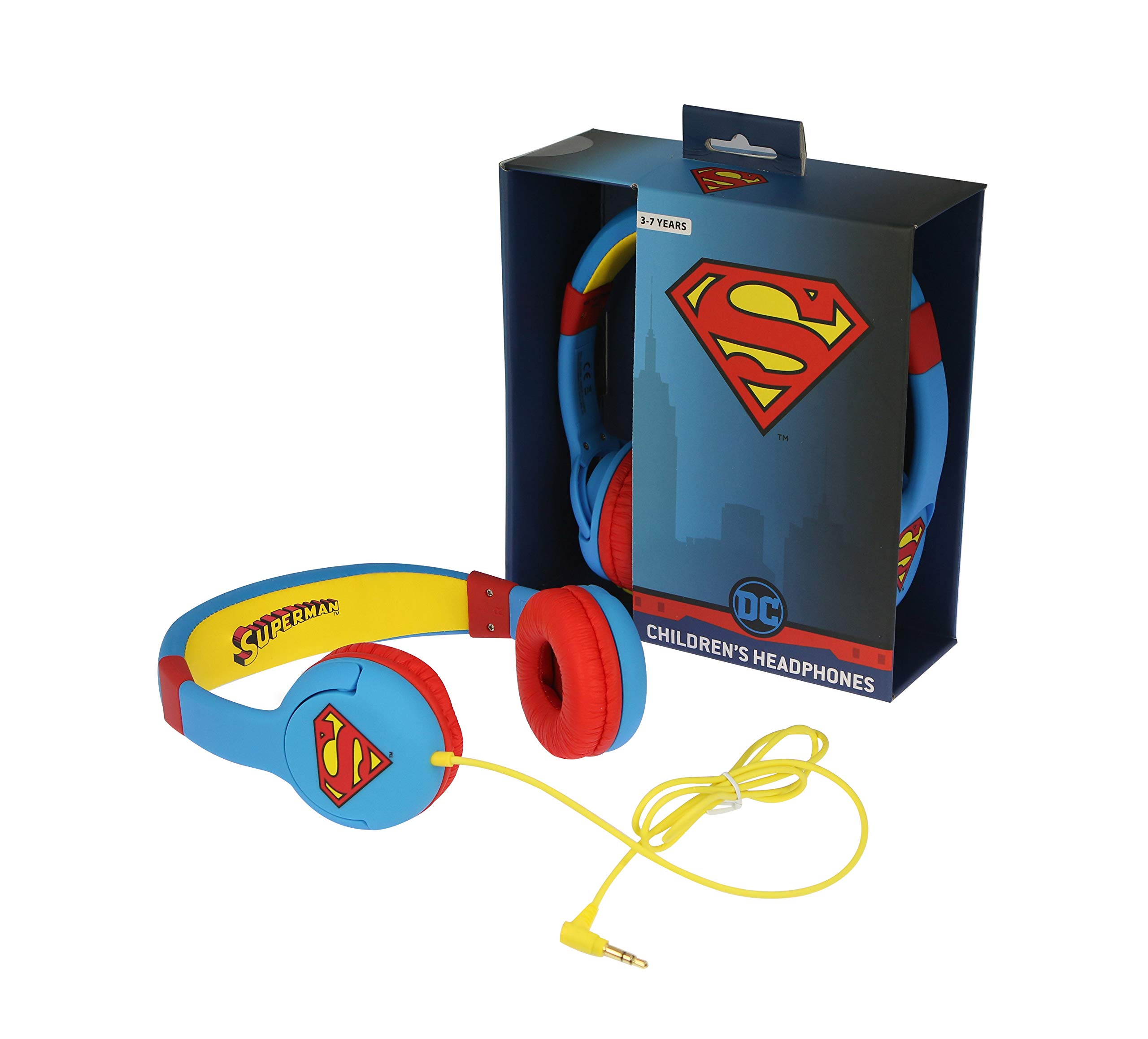 OTL Technologies DC0262 Superman Kids Wired Headphones Age 3-7 Years Blue