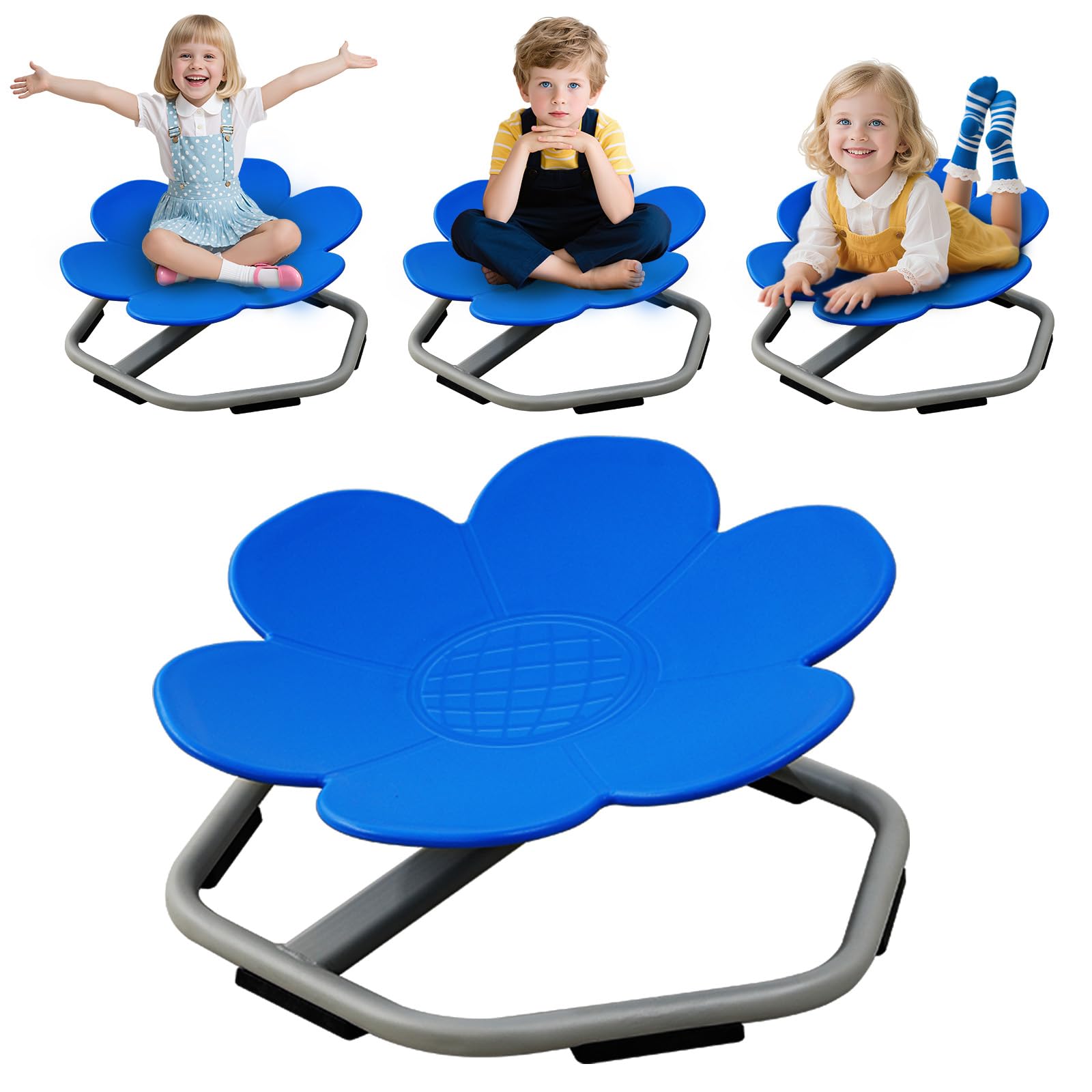 Sensory Spinning Chair for Kids,Sit & Spin Toy for Autism & ADHD,Swivel Chair Wobble Board to Improve Balance & Coordination,Sensory Equipment for Children
