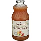 Lakewood, Organic Juice Grapefruit Pink Pure, 32 Fl Oz