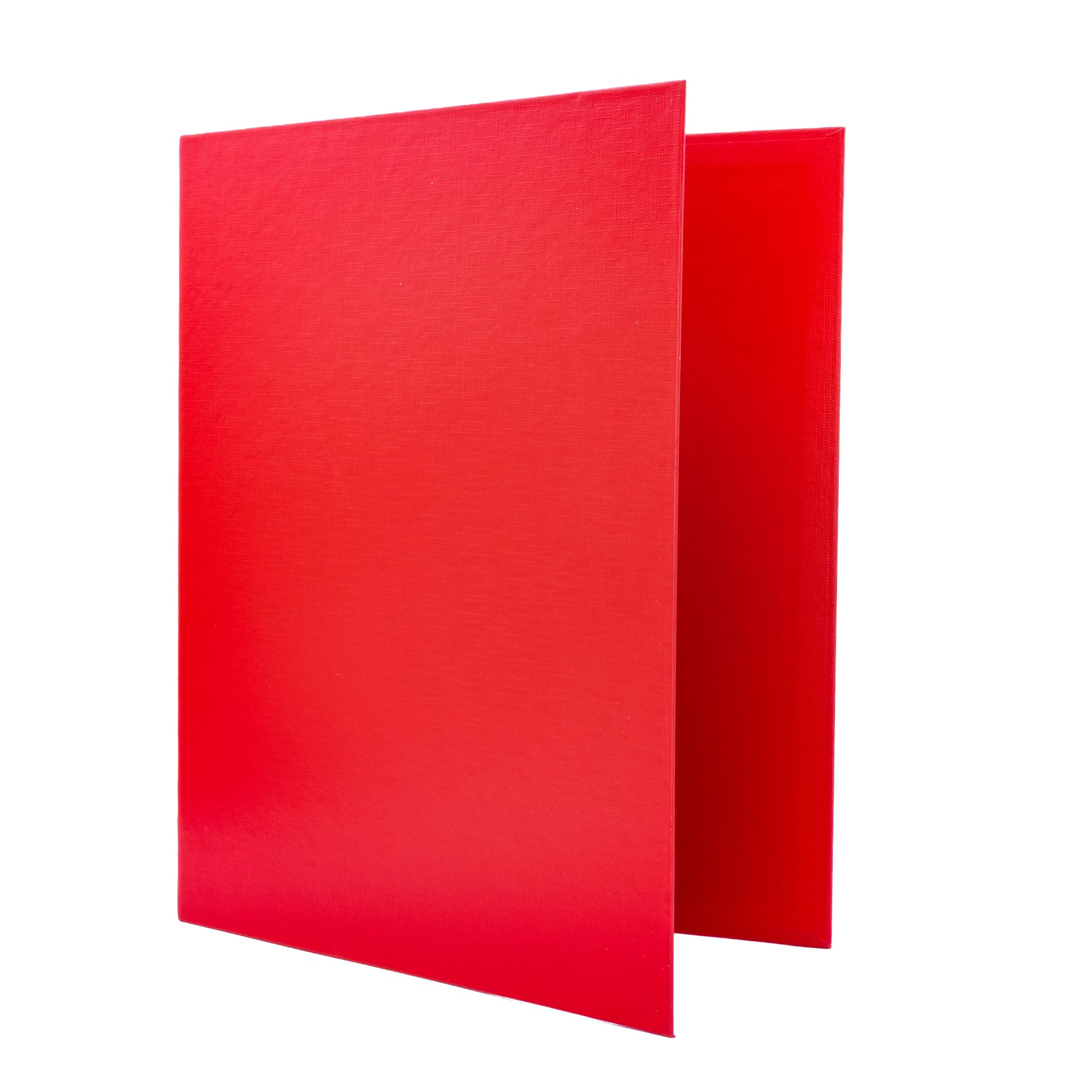 Raylu Paper® - 40mm 4 D-Ring Binder - A4 Ring Binder with Ring Binder for Document Holding A4 Size 33.5cm High x 26cm Wide and 6cm Thick Spine (Red)