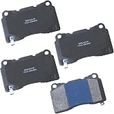 Bendix Premium SBM1050A Semi-Metallic Front Brake Pads for Cadillac ATS 2014-2013, XTS 2014-2013, Honda Civic 2018-2017