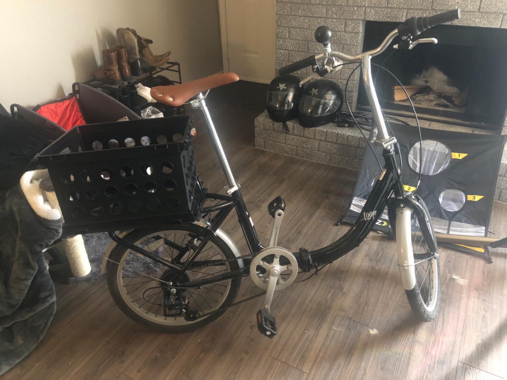 38/mo Finance Schwinn Loop Adult Folding Bike, 20inch Wheels, 7