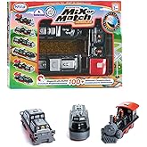 Popular Playthings Magnetic Vehicles for Toddlers 1-3, Mix or Match Car Toys, Set of 3 Gift for Kids - Train