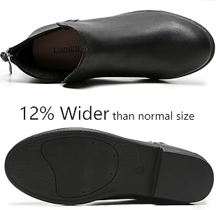 wide width white booties