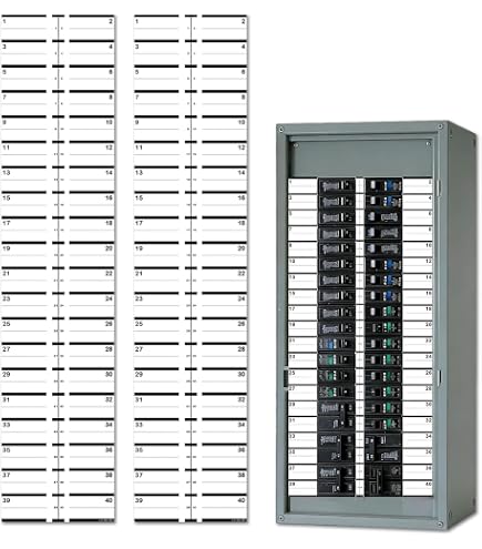32 Circuits 10 Pack Vinyl Replacement for Eaton Electrical Panel/Load Centers CHMS Square D