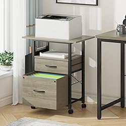GYIIYUO 2 Drawer File Cabinet with 24'' Extended